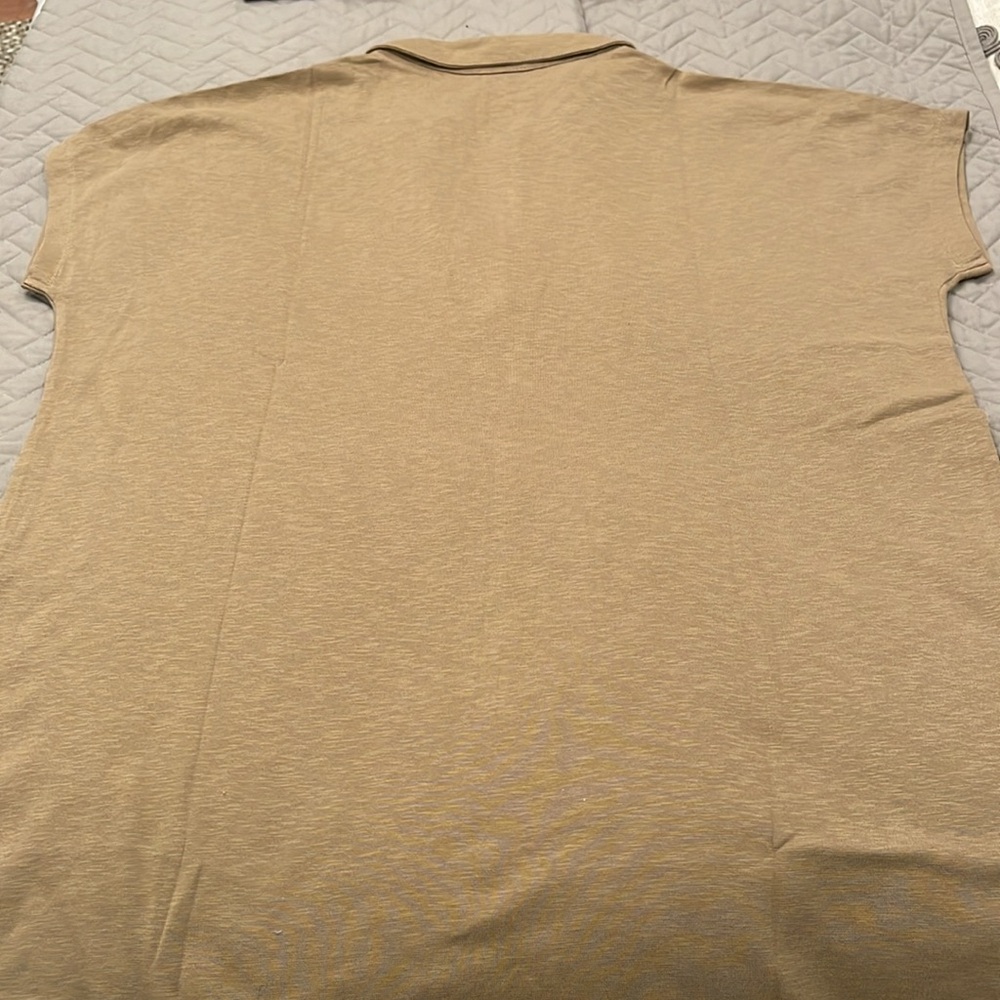 Banana Republic Whiskey COLLARED KNIT MINI DRESS/NWT/M - Picture 9 of 10